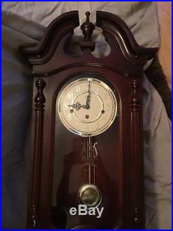 Ridgeway Keywound Grandfather Wall Clock incl Manual & 2 Keys