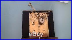 0010-Antique German Junghans Westminster chime wall clock with pipe gong
