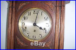 0013-Antique German Kienzle Westminster chime wall clock