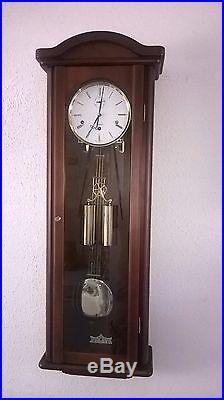 0036-German Kieninger Westminster chime 2 weights wall clock