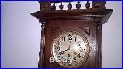 0041-Antique German Gustav Becker Westminster chime wall clock