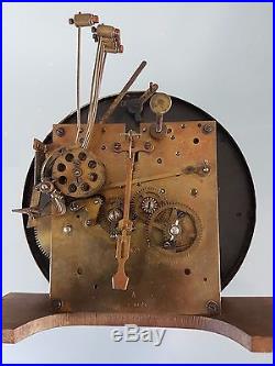 0070-Antique German Gustav Becker Westminster chime wall clock NOT Odo