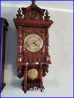 0098-German triple chime Westminster, St. Michael, Whittington wall clock