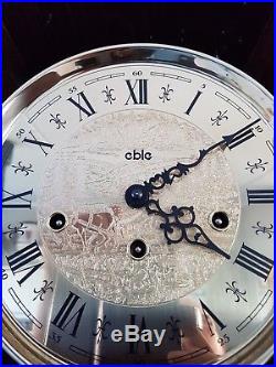 0098-German triple chime Westminster, St. Michael, Whittington wall clock