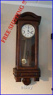 0152- Kieninger German Westminster chime wall clock