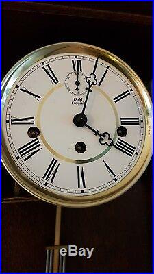 0152- Kieninger German Westminster chime wall clock