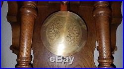 0153-German FHS Hermle Westminster chime wall clock