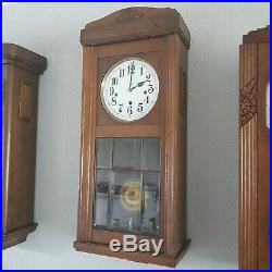 0240 Very rare Lorenz Furtwängler and Son LFS Westminster chime wall clock