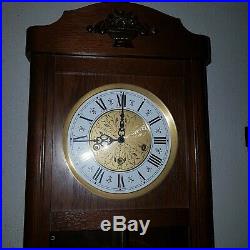 0278 German Jauch Westminster chime wall clock
