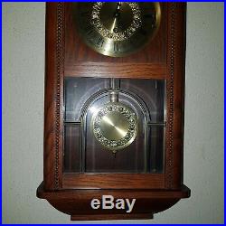 0281 German triple chime Westminster, St. Michael, Whittington wall clock