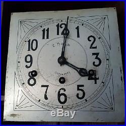 0282 Rare Antique Lenzkirch Westminster chime wall clock