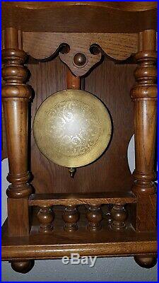 0293-German Kieninger Westminster chime wall clock
