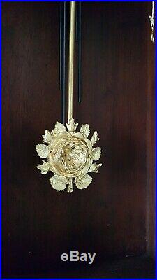 0297 Antique German Westminster chime wall clock French style NOT Odo