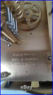 0301 -Kieninger German Westminster chime 2 weights clock