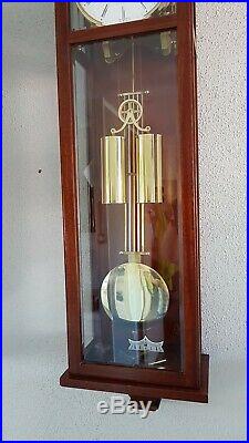0303-VERY RARE Kieninger German Westminster chime 2 weights clock with 4 BEELS