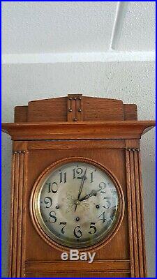 0305 Rare Lorenz Furtwängler and Son LFS Westminster chime wall clock