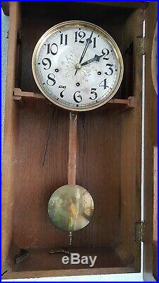 0305 Rare Lorenz Furtwängler and Son LFS Westminster chime wall clock