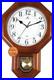 17.5 Schoolhouse Solid Wood Pendulum Wall Clock, Westminster Chime Hourly Wes