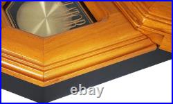17.5 Schoolhouse Solid Wood Pendulum Wall Clock, Westminster Chime Hourly Wes