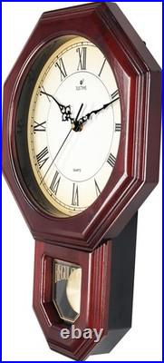 18 Schoolhouse Solid Wood Pendulum Wall Clock, Westminster Chime