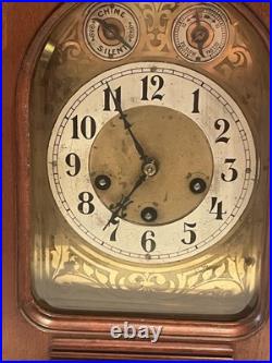 1875 Antique Junghans 8 Day Westminster Chime Clock Running Germany