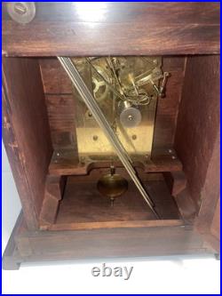 1875 Antique Junghans 8 Day Westminster Chime Clock Running Germany