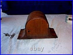 1890 Antique Gustav Becker mantel, bracket Clock, In VGC. Fully working