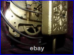 1890 Antique Gustav Becker mantel, bracket Clock, In VGC. Fully working