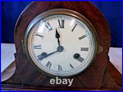 1890 Antique Gustav Becker mantel, bracket Clock, In VGC. Fully working