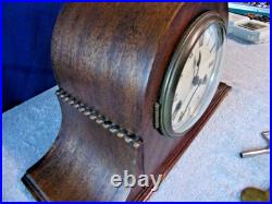 1890 Antique Gustav Becker mantel, bracket Clock, In VGC. Fully working