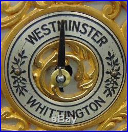 1915 Sonora 8 Bell Chime Clock Whittington, Westminster Mahogany