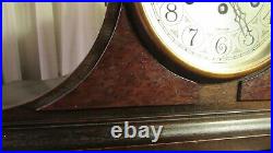 1919 Antique HERSCHEDE WESTMINSTER Chime Mantle Clock No. 33329