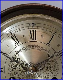 1920s Antique HERSCHEDE Hall Co Westminster Chimes Mantle Clock, NR