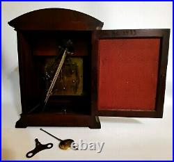 1926 GUSTAV BECKER P18 Quarter Hour Westminster Chime Bracket Mantel Shelf Clock