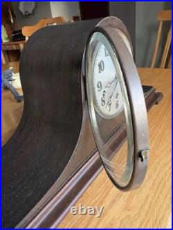 1928 Junghans A42 Westminster Mantel Clock Runs, Chimes, Serviced History