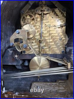 1928 Junghans A42 Westminster Mantel Clock Runs, Chimes, Serviced History