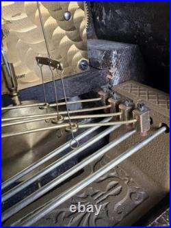 1928 Junghans A42 Westminster Mantel Clock Runs, Chimes, Serviced History