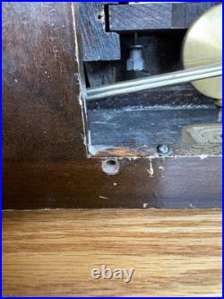 1928 Junghans A42 Westminster Mantel Clock Runs, Chimes, Serviced History