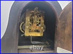 1930s Ansonia Clock Co. Company Mantle Clock With Key Works! 20x6x10