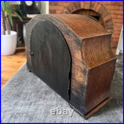 1930s Garrard Westminster Chime Mantel Clock Fully Serviced Oak England