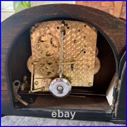 1930s Garrard Westminster Chime Mantel Clock Fully Serviced Oak England
