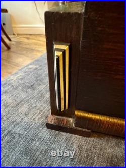 1930s German Art Deco Westminster Mantel Clock 5 Rod Chime Serviced 1930s German Art Deco Westminster Mantel Clock 5 Rod Chime Serviced