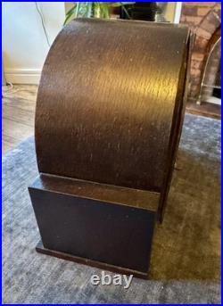 1930s German Art Deco Westminster Mantel Clock 5 Rod Chime Serviced