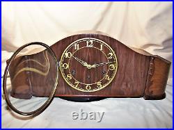 1930s Kienzle German Art Deco Westminster Chime Mantel Clock EXC Serviced