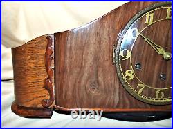 1930s Kienzle German Art Deco Westminster Chime Mantel Clock EXC Serviced