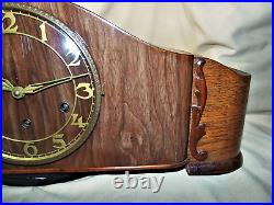 1930s Kienzle German Art Deco Westminster Chime Mantel Clock EXC Serviced