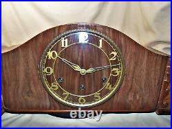 1930s Kienzle German Art Deco Westminster Chime Mantel Clock EXC Serviced