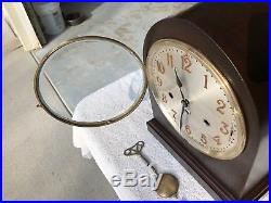 1932 Antique German Junghans Mantel Clock Working Correctly Westminster Chimes