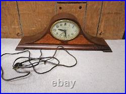 1937 RARE NUMERAL FONT Model 362 GE TELECHRON ART DECO WESTMINSTER MANTEL CLOCK