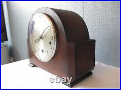 1940s SMITHS WESTMINSTER CHIMING MANTLE CLOCK (SERVICED AND WORKING)